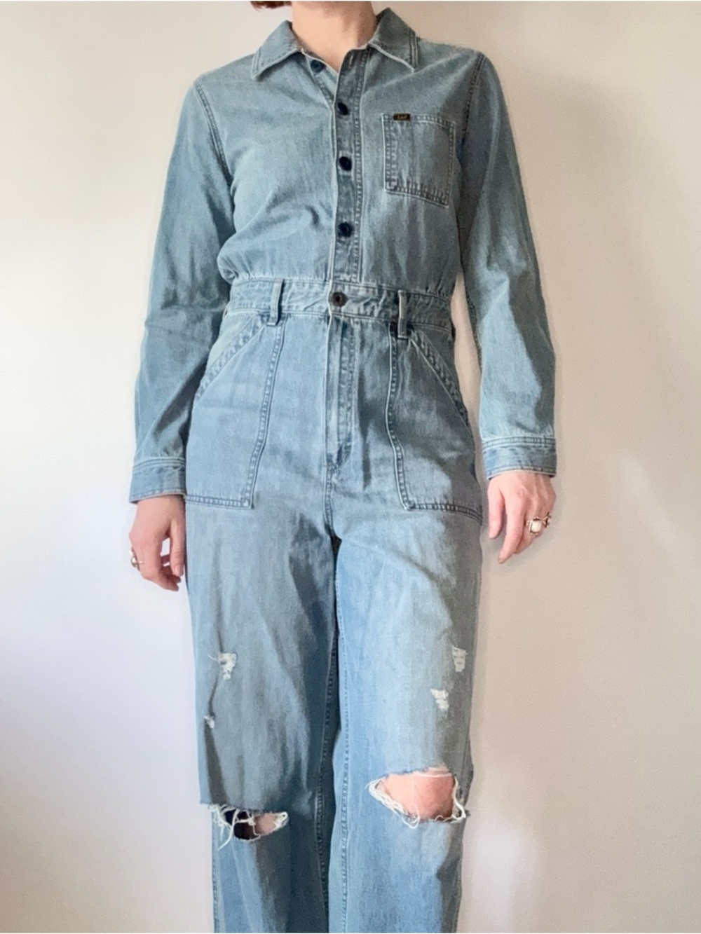 Lee Light Blue Denim Women's coveralls